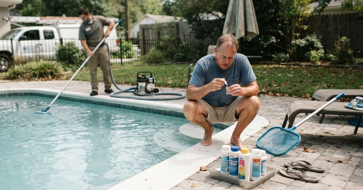DIY pool maintenance vs hiring a pro in Naples: what's realistic