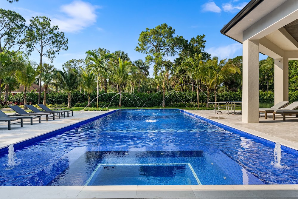 Stylish Pool and Spa